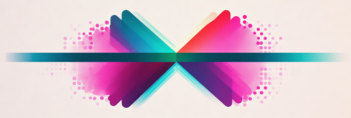 Abstract background with vibrant colors and geometric shapes.