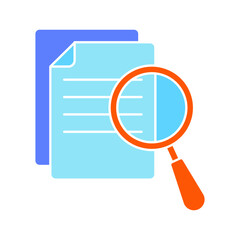 Definition icon, information, research, workbook