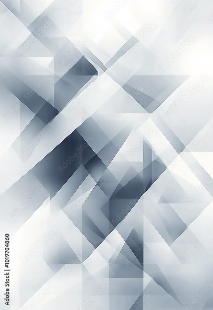 Poster abstract geometric pattern white and grey background white and grey modern abstract background desig