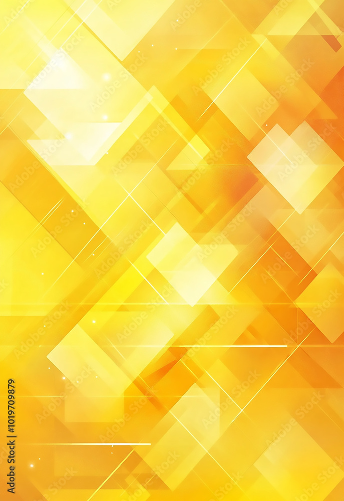 Poster yellow and redgeometric triangle shapes define this abstract modern background texture, enhanced by 