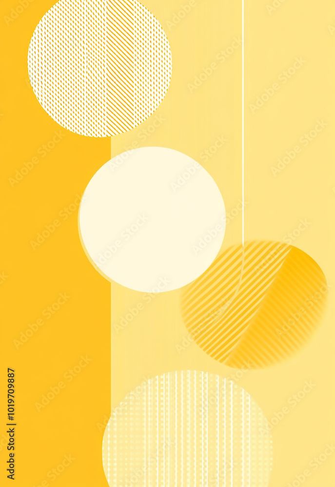 Poster yellow and redgeometric triangle shapes define this abstract modern background texture, enhanced by 