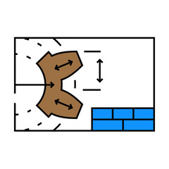 technical illustrations line icon vector. technical illustrations sign. isolated symbol illustration