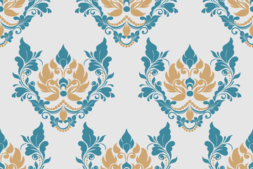 damask pattern with a classic floral design.African embroidery patterns, paisley, boho, floral ikat, ethnic floral designs, ikat sari, ikat patterns and ethnic patterns.