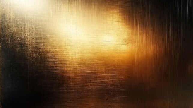 Bronze metal plate with brushed surface, horizontal streaks, sleek industrial look with soft lighting, steel sheet details enhancing the warm tones