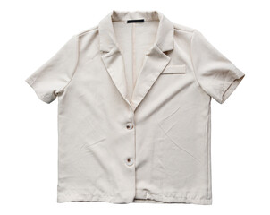 Women's blouse isolated on transparent background. PNG File