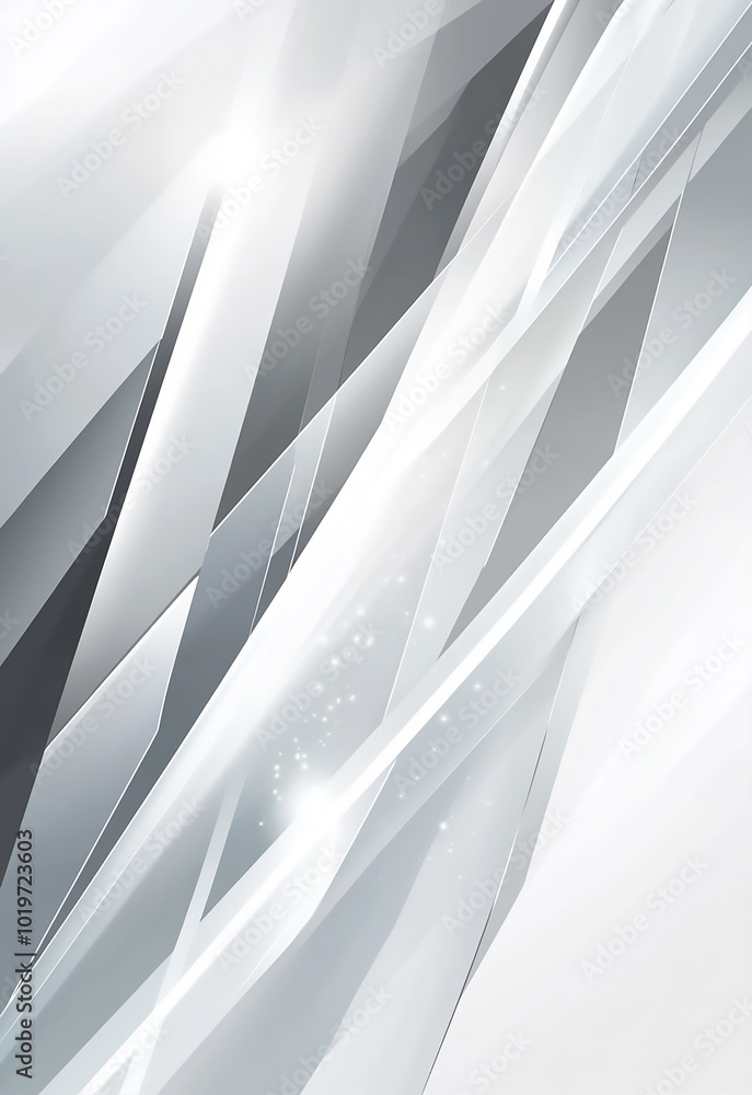 Poster white and gray background with abstract triangle shapes and angles. abstract background design, geom