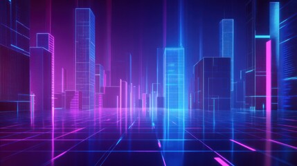Neon Cityscape