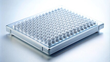 Asymmetrical ELISA plate with microplate reader