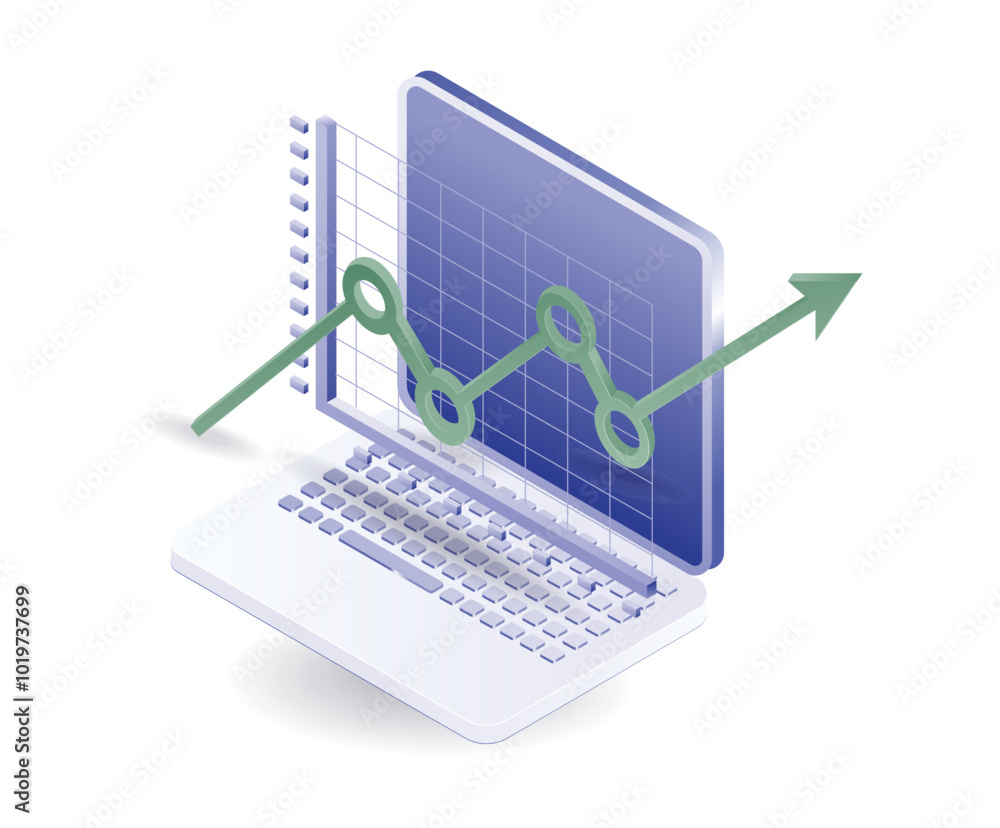 Poster computer data analysis business development