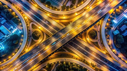 Binary brain illuminated intersections of intellect aerial