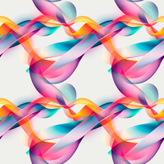 Bright abstract gradient seamless background with smooth, flowing colors in pink, blue, yellow and orange tones.