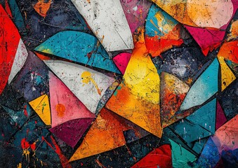 Fototapeta premium Vibrant Inspirational Wall Art for Home Decor â€“ Bright Colors and Uplifting Designs to Enhance Your Living Space and Inspire Creativity and Positivity Daily