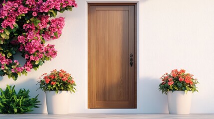 Fototapeta premium window with flowers