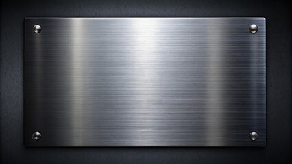 black brushed polished metal plate or texture Low Angle