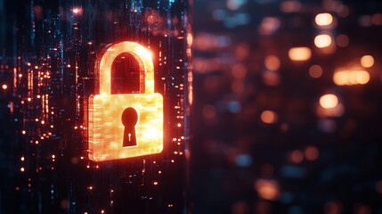 Cyber Security Padlock