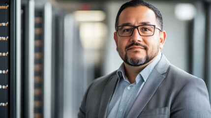 Fototapeta premium Native American engineer improves privacy for smart grids Securing power systems from unauthorized data access
