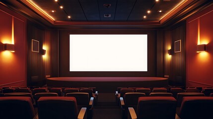 Empty Cinema Theatre