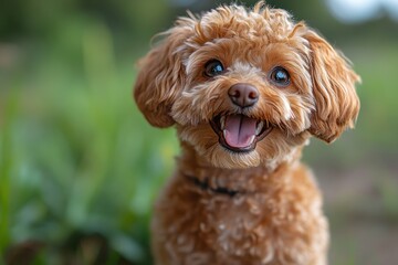 Happy Toy Poodle.