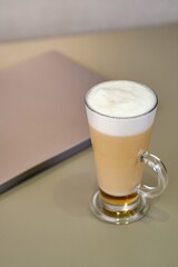 Cappuccino and Laptop