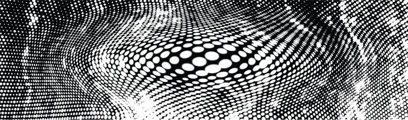 Grunge halftone dots pattern texture background. Vector illustration
