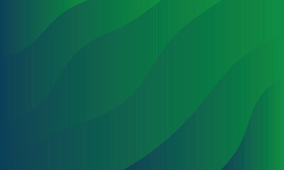 Green Background with color lines. Different shades and thickness. Abstract pattern.