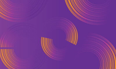 Abstract background with concentric circles in purple colors. Vector illustration.