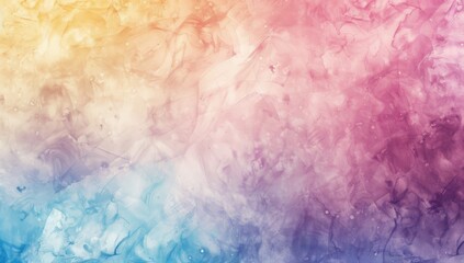 Fototapeta premium Abstract pastel watercolor background with a soft color gradient and fluid shapes. The design is a beautiful, delicate pattern of pastels, creating an elegant wallpaper or background