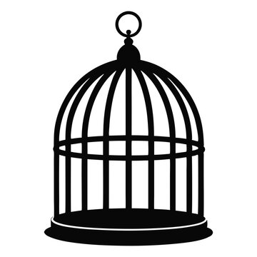 recommend clip art:  Bird Cage Silhouette SVG, Cricut, Silhouette Cut File
