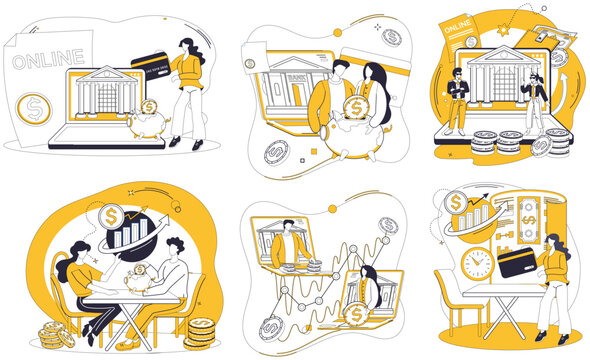 Credit score vector illustration. In technological symphony, credit scores are melodic notes financial prosperity Examining credit score is akin to peering into crystal ball financial fortune