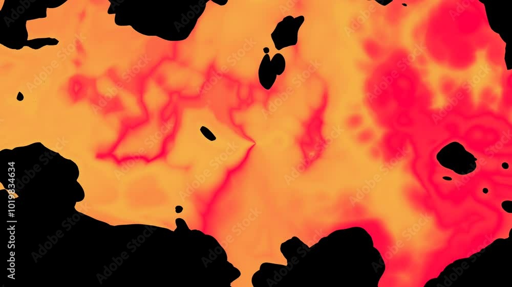 Poster fire burning effect video loop animation background