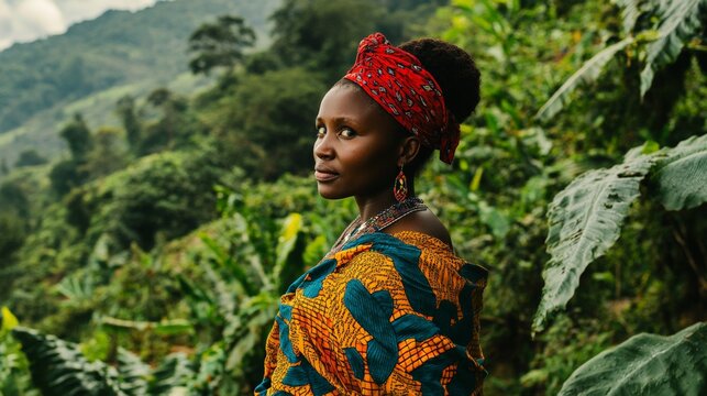 Powerful Portrait of a Ugandan Woman in Nature