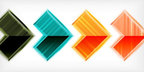 Arrow geometric abstract vector background. Vector Illustration For Wallpaper, Banner, Background, Card, Book Illustration, landing page