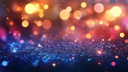 Stunning abstract background with shiny light and glitter effects, perfect for festive and elegant designs
