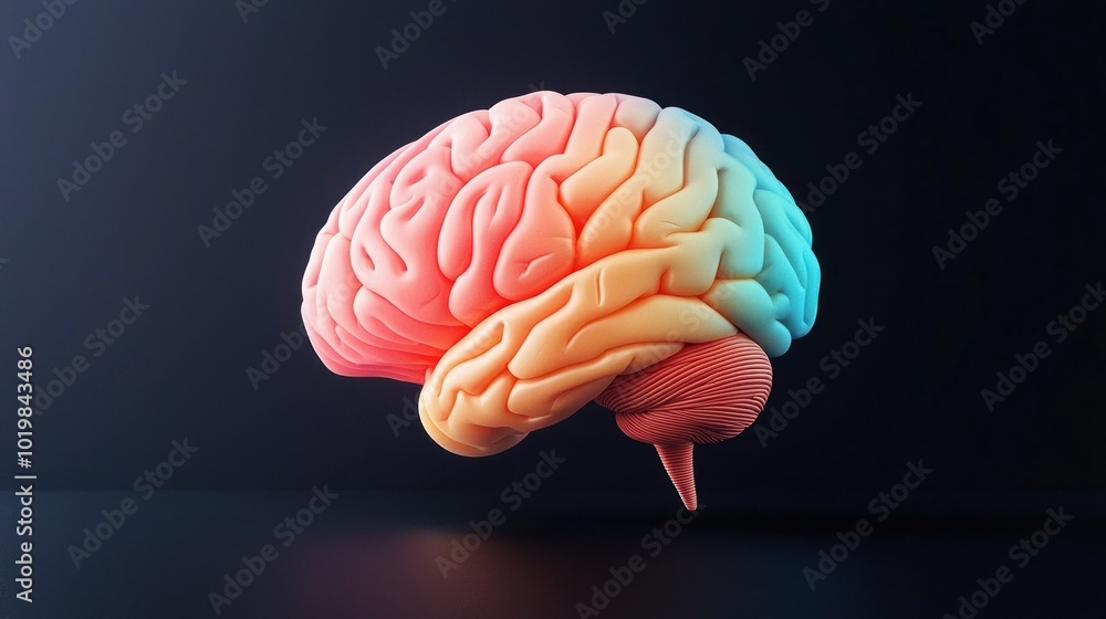 Poster Exploring the Connection Between the Human Brain and Neural Networks on a Dark Canvas