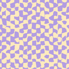 Psychedelic checkerboard poster