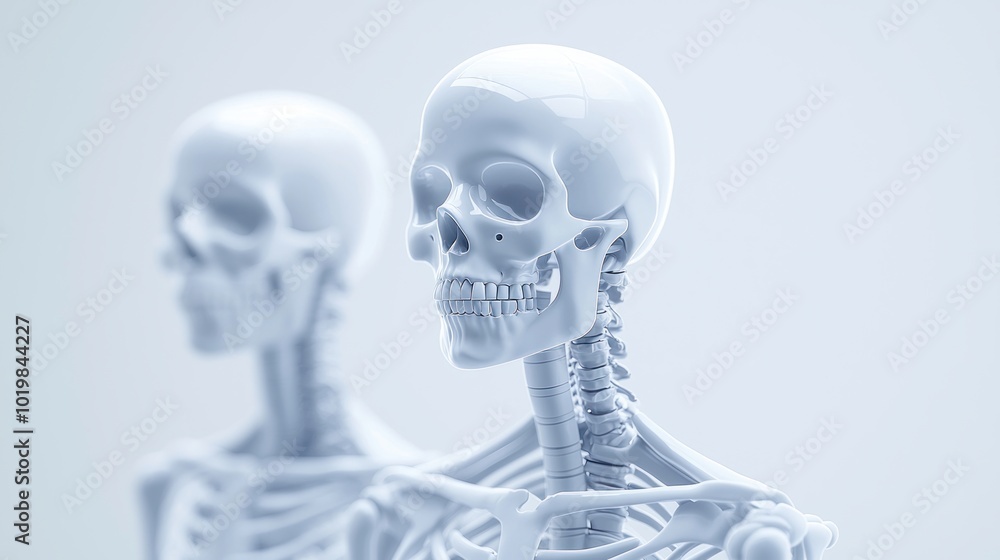 Poster Exploring the Intricacies of Human Anatomy Through Realistic Skeleton Models
