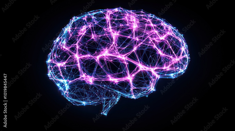 Aufkleber Exploring Neural Networks The Intersection of Technology and Human Cognition