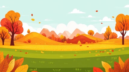Natural scenery in autumn