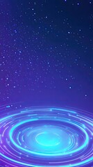 Obraz premium Purple Spiral Technology Business Abstract Background