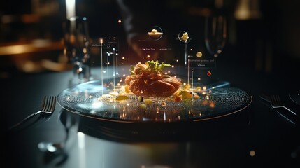 Futuristic Dining Experience with Augmented Reality