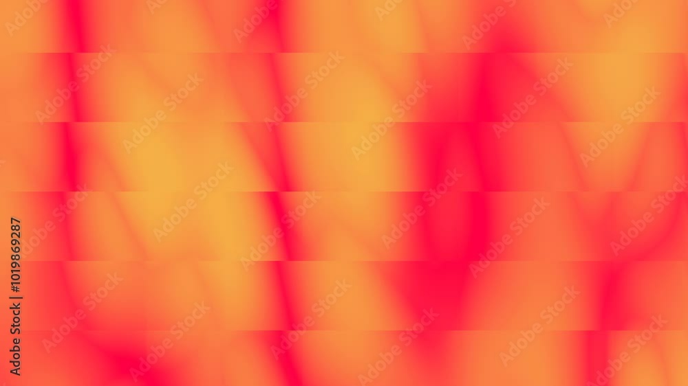 Poster red and orange tiles loop video animation background