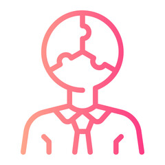 puzzle gradient icon