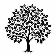 Fototapeta premium pistachio-tree-silhouette