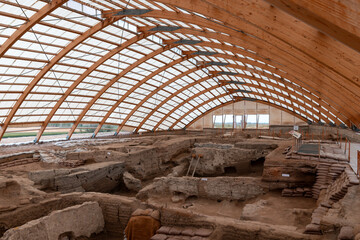 Catalhoyuk is oldest town in world with large Neolithic and Chalcolithic best preserved city...