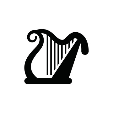 recommend clip art: harp logo icon