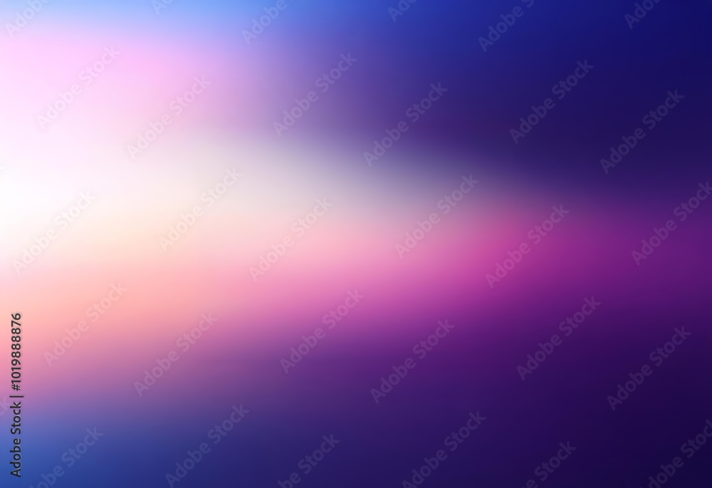 Aufkleber a soft, blurred gradient background transitioning from light blue to deep purple with hints of pink.