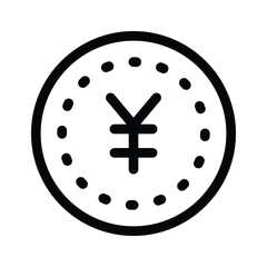A coin icon featuring a currency symbol, representing money or finance