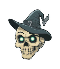 Spooky Witch Vibes T-Shirt Design Template