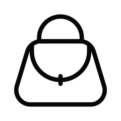 A handbag or purse representing fashion, accessories, or shopping icon