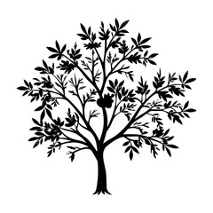 coco-plum-tree-silhouette